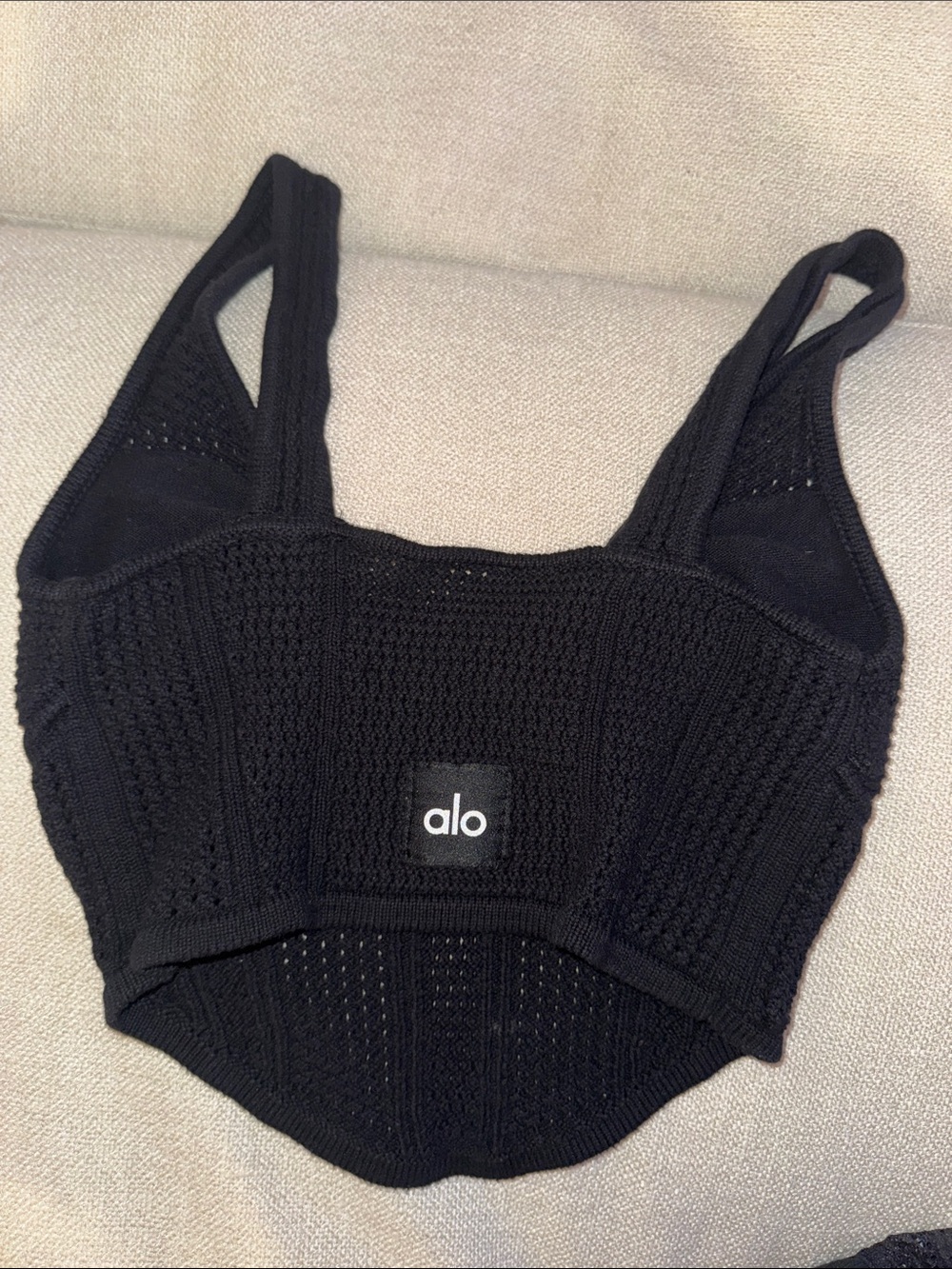 Alo yoga crochet top